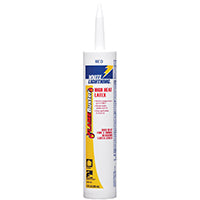 WHITE LIGHTNING FLAME BUSTER W44017010 Adhesive Caulk, Red, 40 to 120 deg F, 10 oz Cartridge
