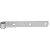 National Hardware N130-732 Strap Hinge, 0.22 in Thick Leaf, Steel, Zinc, 150 lb