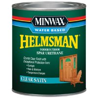 Minwax Water Based Helmsman Spar Urethane, Quart, Satin 63052