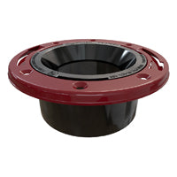 Oatey 43520 Closet Flange, 4 in Connection, ABS, For: 4 in Pipes