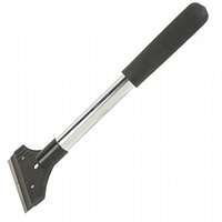 HYDE 33100 Wallpaper Shaver/Scraper, Metal Handle, Cushion-Grip Handle