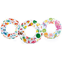 INTEX 59230EP Lively Print Swim Ring, Vinyl, Assorted