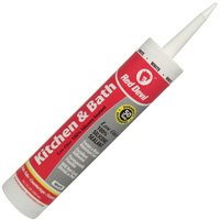 Red Devil 0836 Silicone Sealant, White, 24 hr Curing, -60 to 400 deg F, 10.1 oz Cartridge