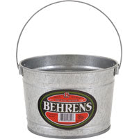 Behrens B325 Paint Pail, 2.5 qt Capacity, Steel, Galvanized