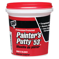 DAP 12242 Painter's Putty, Paste, Musty, White, 1 pt Tub