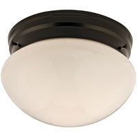 Boston Harbor F13BB01-6854-ORB 3372018 Dimmable Round Ceiling Light Fixture, (1) 60/13 W Medium A19/Cfl Lamp, Bronze