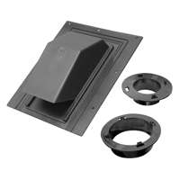 Lambro 354R Roof Vent Cap, Plastic, Black