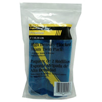 Linzer MR400-2 Paint Roller Cover, 1/8 in Thick Nap, 4 in L, High-Density Flocked Foam Cover