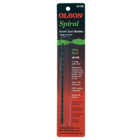 Olson Saw SP46100 Sprial Scroll Saw Blade Plain End, .032-Inch, 46 TPI