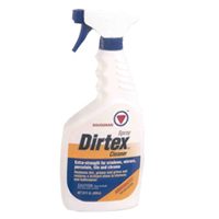 Dirtex 10763 Cleaner, 22 oz Bottle, Liquid, Ammonia, Clear