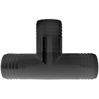 GREEN LEAF T112P Hose Adapter Tee, Polypropylene, Black