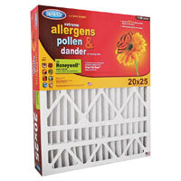 BestAir HW2025 Air Filter, 25 in L, 20 in W, 8 MERV, Synthetic Filter Media