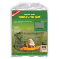 COGHLAN'S 9765 Mosquito Net, Double Wide, Polyester, Olive Green, For: 2 Cots or Sleeping Bags
