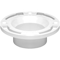 Oatey 43525 Closet Flange, 3, 4 in Connection, PVC, White