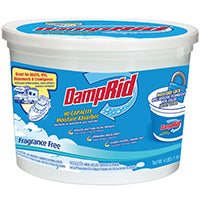 DampRid Moisture Absorber Hi-Capacity Bucket, 4 lb., Fragrance Free, For Fresher, Cleaner Air in Large Spaces, Lasts Up To 6 Months, No Electricity Required