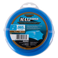 ARNOLD Maxi Edge WLM-65 Trimmer Line, 0.065 in Dia, 40 ft L, Polymer, Blue