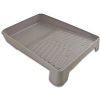 WOOSTER BR549-11 Paint Tray, 16-1/2 in L, 11 in W, 1 qt Capacity, Polypropylene Co-Polymer, Gray