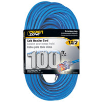 Cord Extension Outdoor Cold 12/3x100ft