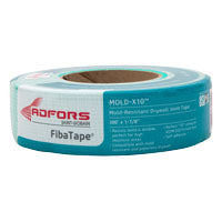 ADFORS Mold-X10 FDW8664-U Drywall Tape Wrap, 300 ft L, 1-7/8 in W, 0.3 mm Thick, Green