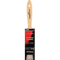 Linzer WC 1140-1.5 Paint Brush, 1-1/2 in W, 2-1/2 in L Bristle, Varnish Handle
