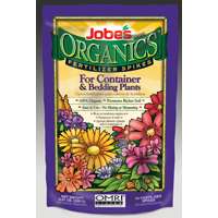 Jobe's Organics Garden Fertilizer Spikes for Container and Potted Plants, Easy Plant Care for Houseplants and Garden Beds, 50 Count 6128