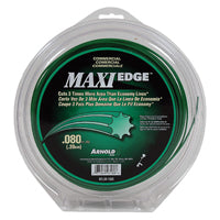 ARNOLD Maxi Edge WLM-180 Trimmer Line, 0.08 in Dia, 280 ft L, Polymer, Green