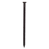 ProSource NTP-083-PS Panel Nail, 15D, 1-5/8 in L, Steel, Painted, Flat Head, Ring Shank, Black, 171 lb