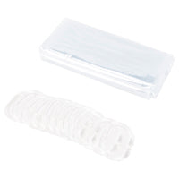 Simple Spaces SD-625CL-3L Shower Curtain with Hook, PVC/Vinyl, Clear, Clear