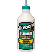 Titebond III 1415 Wood Glue, Brown, 1 qt Bottle