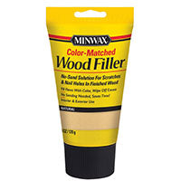 Minwax 448520000 Wood Filler, Solid, Natural, 6 oz Tube