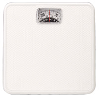 Taylor 20004014EXP Bathroom Scale, 300 lb Capacity, Analog Display, Steel Housing Material, White, 10-1/2 in OAW