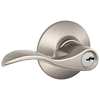 Schlage Lever Entry Accent Satin Nickel Finish Ansi Gr 2