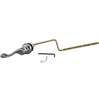 Plumb Pak PP836-74CPL Wallplate Toilet Tank Lever, Metal