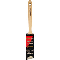 Linzer WC 2140-1.5 Paint Brush, 1-1/2 in W, 2-1/2 in L Bristle, Polyester Bristle, Sash Handle