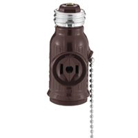 Eaton Wiring Devices 718B-BOX Adapter, 660 W, 2-Outlet, Thermoplastic, Brown