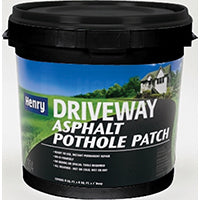 Henry HE304 Series HE304044 Driveway Pothole Patch, Solid, Black, Petroleum Distillates, 1 gal Jug