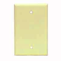 Eaton Cooper Wiring 2129 2129V-BOX Wallplate, 4-1/2 in L, 2-3/4 in W, 0.08 in Thick, 1 -Gang, Thermoset, Ivory