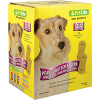 Pet Life Biscuits with Peanut Butter and Molasses Crunchy Dog Treats, 4lb 01003