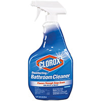 Clorox 08033 Bathroom Cleaner, 30 oz Bottle, Liquid, Citrus, Clear