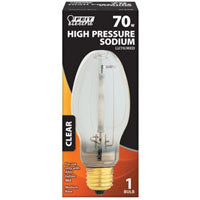 Feit Electric LU70/MED Lamp, 70 W, Medium E26 Lamp Base, 6000 Lumens Lumens, 2000 K Color Temp, 24,000 hr Average Life