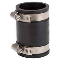 ProSource FC56-1515 Coupling, 1-1/2 in, PVC, Black