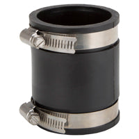 ProSource FC56-22 Coupling, 2 in, PVC, Black