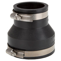 ProSource FC56-32 Coupling, 3 x 2 in, PVC, Black