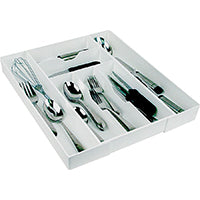 Dial 02506 Cutlery Expand-A-Drawer, 9-1/2 in W, 18 in D, White
