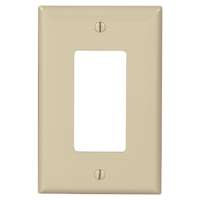 WALL PLATE 1GANG DECR MID IVRY