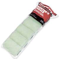 WOOSTER R271-4 Trim Roller Cover, 1/2 in Thick Nap, 4 in L, Fabric Cover, Mint Green