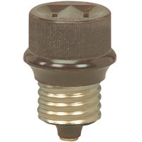 Cooper Wiring 808-BOX Brown Keyless Lampholder Adapter