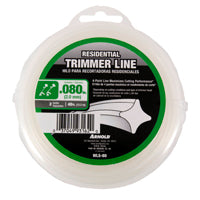 ARNOLD WLS-80 Trimmer Line, 0.08 in Dia, 40 ft L, Nylon