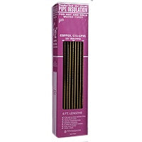Tundra PR38058TW Pipe Insulation, 6 ft L, Polyolefin, Charcoal, 1/2 in Pipe