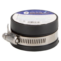 ProSource TC-2 Test Cap, 2 in Connection, Capping Pipe Ends, PVC, Black, 2 in Pipe